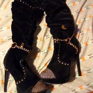 Sexy studded heels